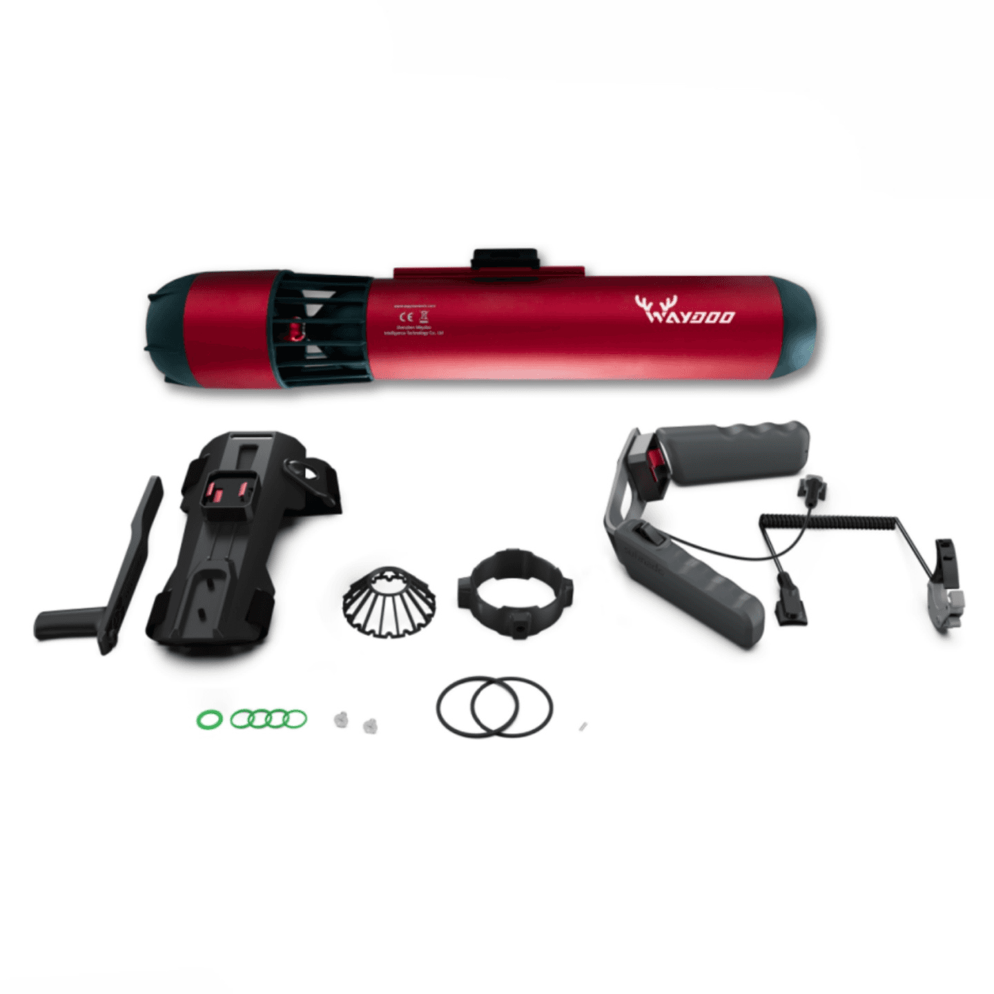 Scooter Subacuático Waydoo Subnado en Negro y Rojo, Edición Especial